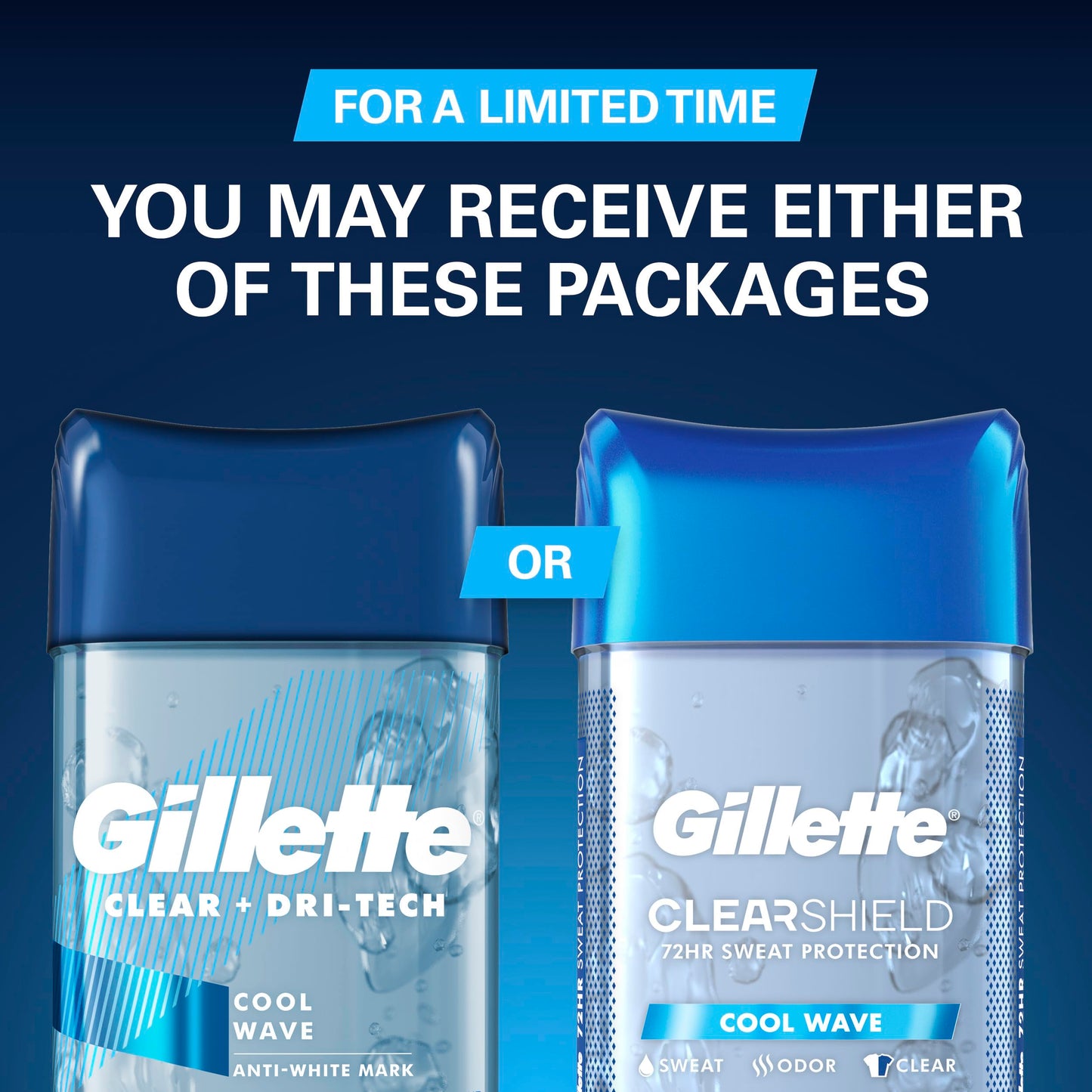 Gillette Anti-perspirant/deodorant Clear Gel (Pack of 6)