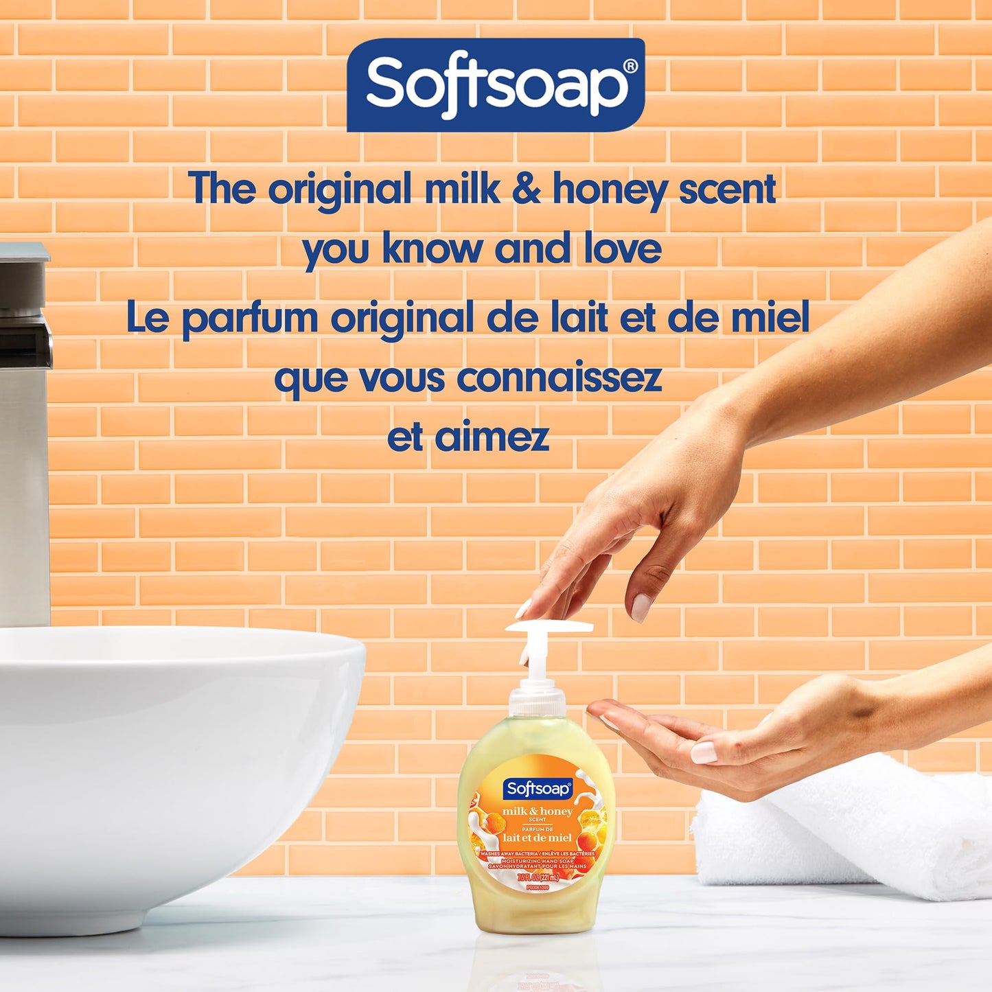 Softsoap Naturals Moisturizing Liquid Hand Soap, Milk & Honey - 7.5 fl oz