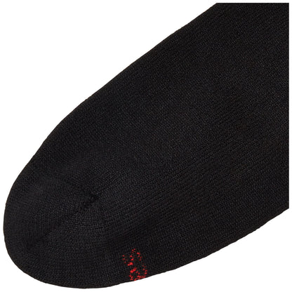 Hanes Men's Cushion Crew Socks (10-13 / Shoe: 6-12, Black)