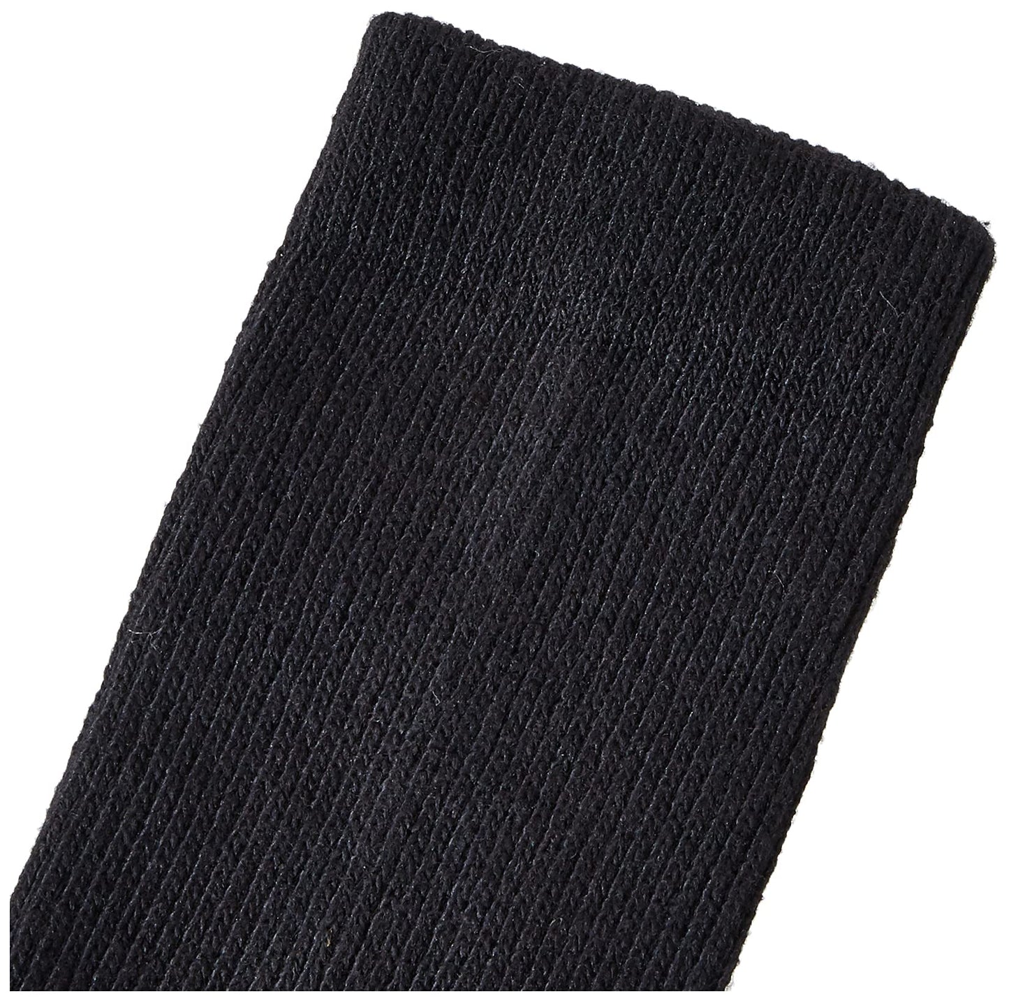 Hanes Ultimate mens 6-pack X-temp Crew Casual Sock, Black, 6 12 US