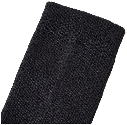 Hanes Ultimate mens 6-pack X-temp Crew Casual Sock, Black, 6 12 US