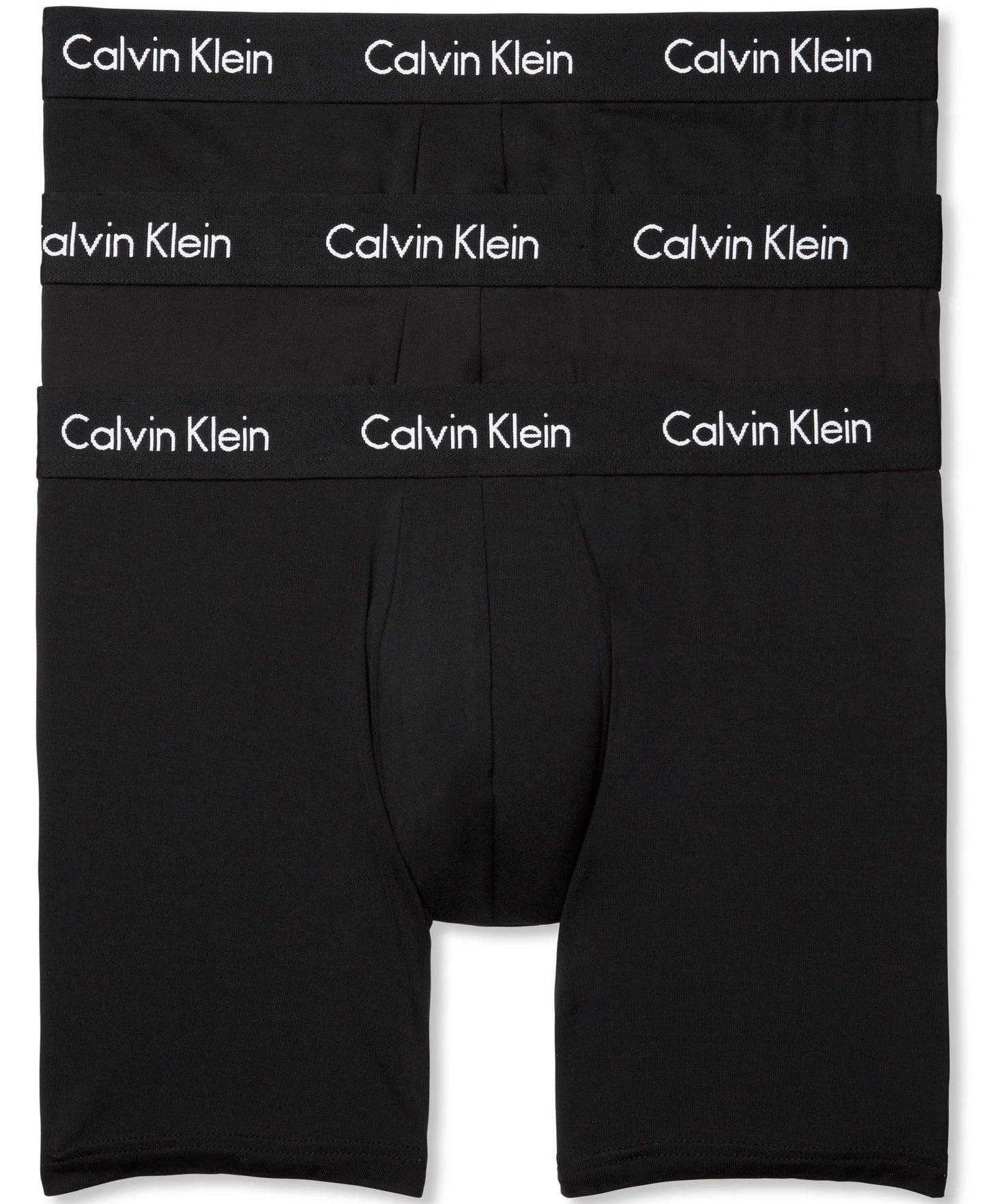 Calvin Klein Men's Underwear Body Modal Boxer Briefs 3 Pack, Black/Blue Shadow/Mink, Small
