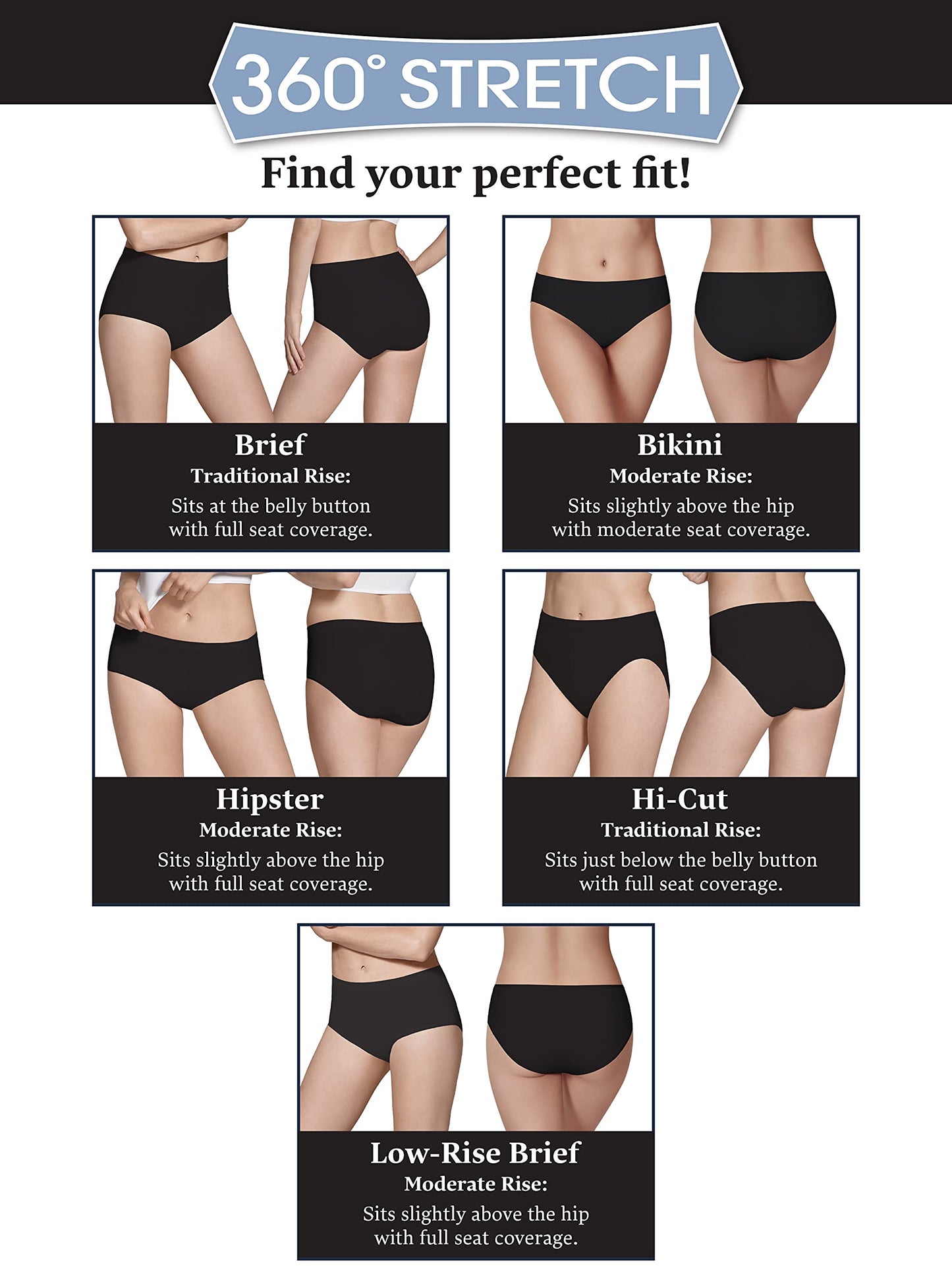 Fruit of the Loom womens Seamless Panties Bikini Underwear, Bikini - 6 Pack Assorted Colors, 9 US