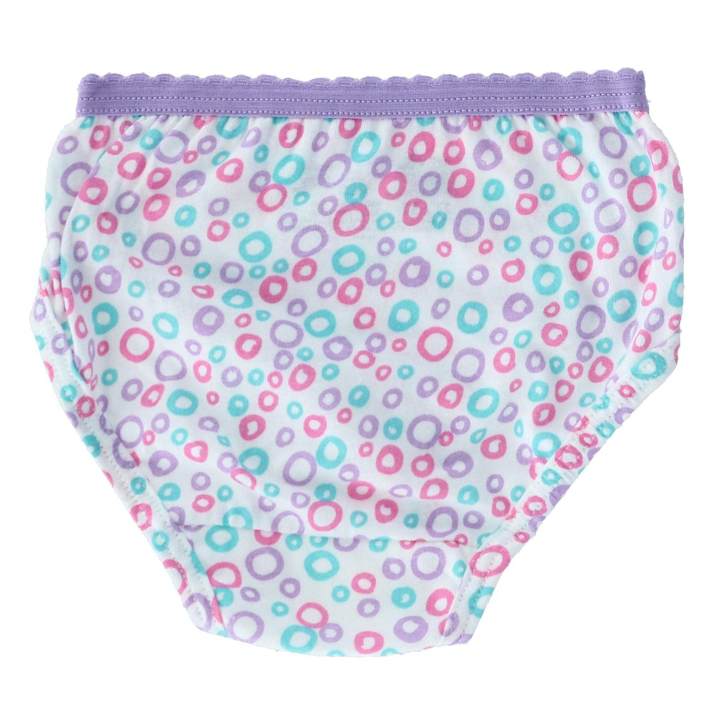 Fruit of the Loom Toddler Girls 10 Pack Assorted Cotton Brief Underwear, 2T/3T