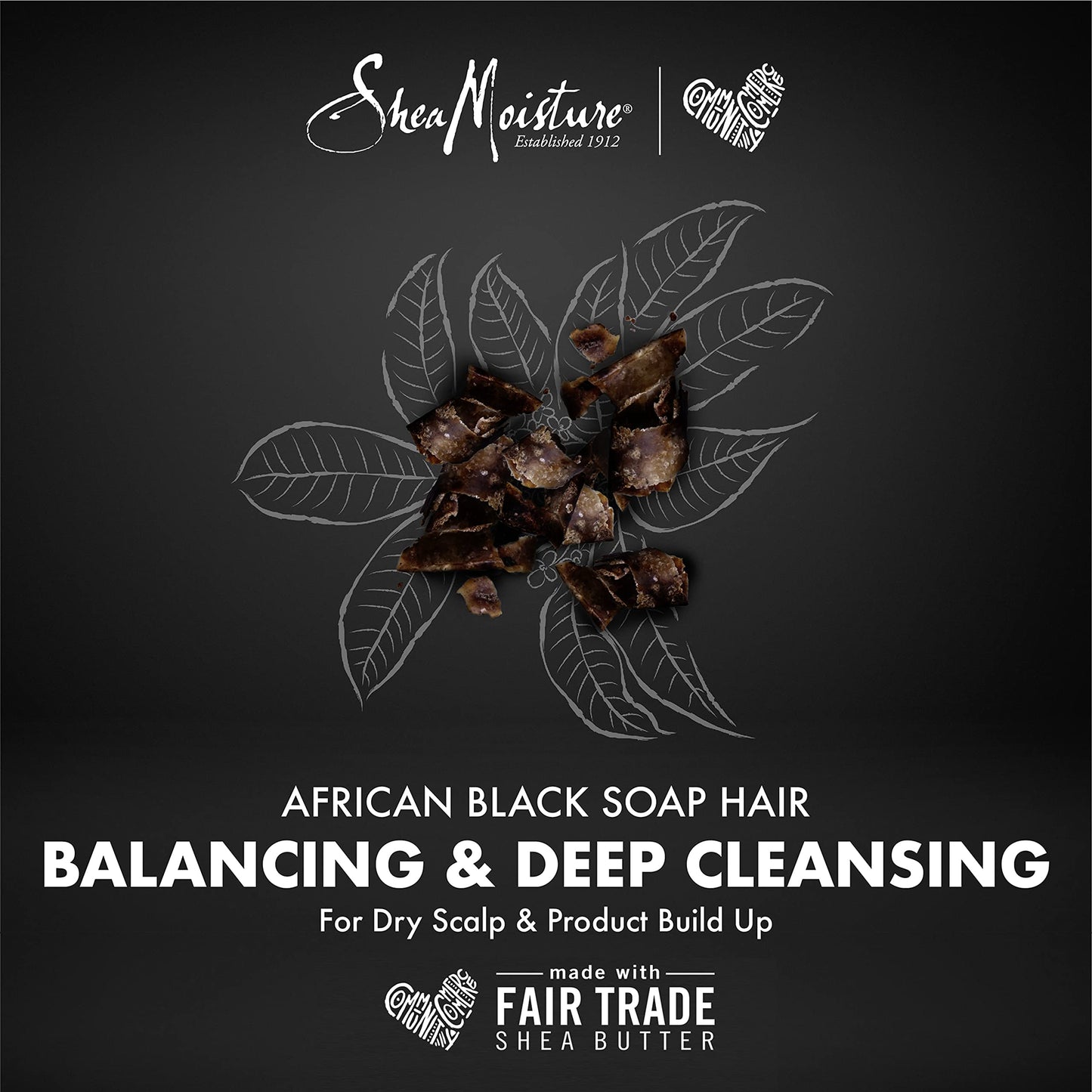 SheaMoisture African Black Soap Bamboo Charcoal Balancing Conditioner, 13 Fluid Ounce