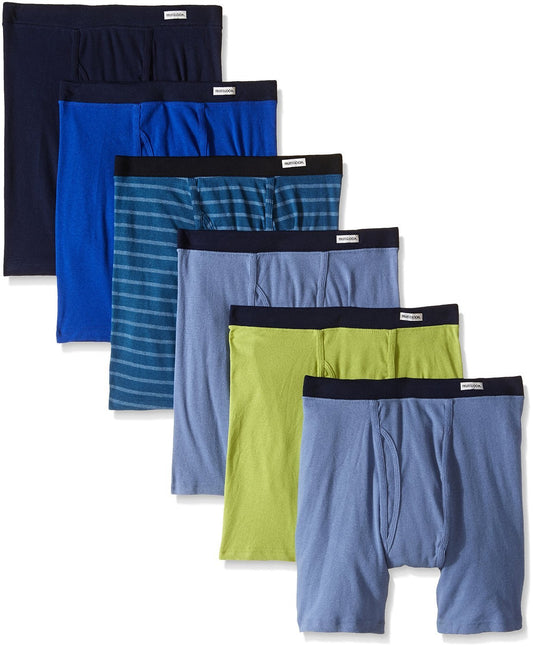 Fruit of the Loom Men`s 3-Pack Boxer Briefs, XL, Assorted