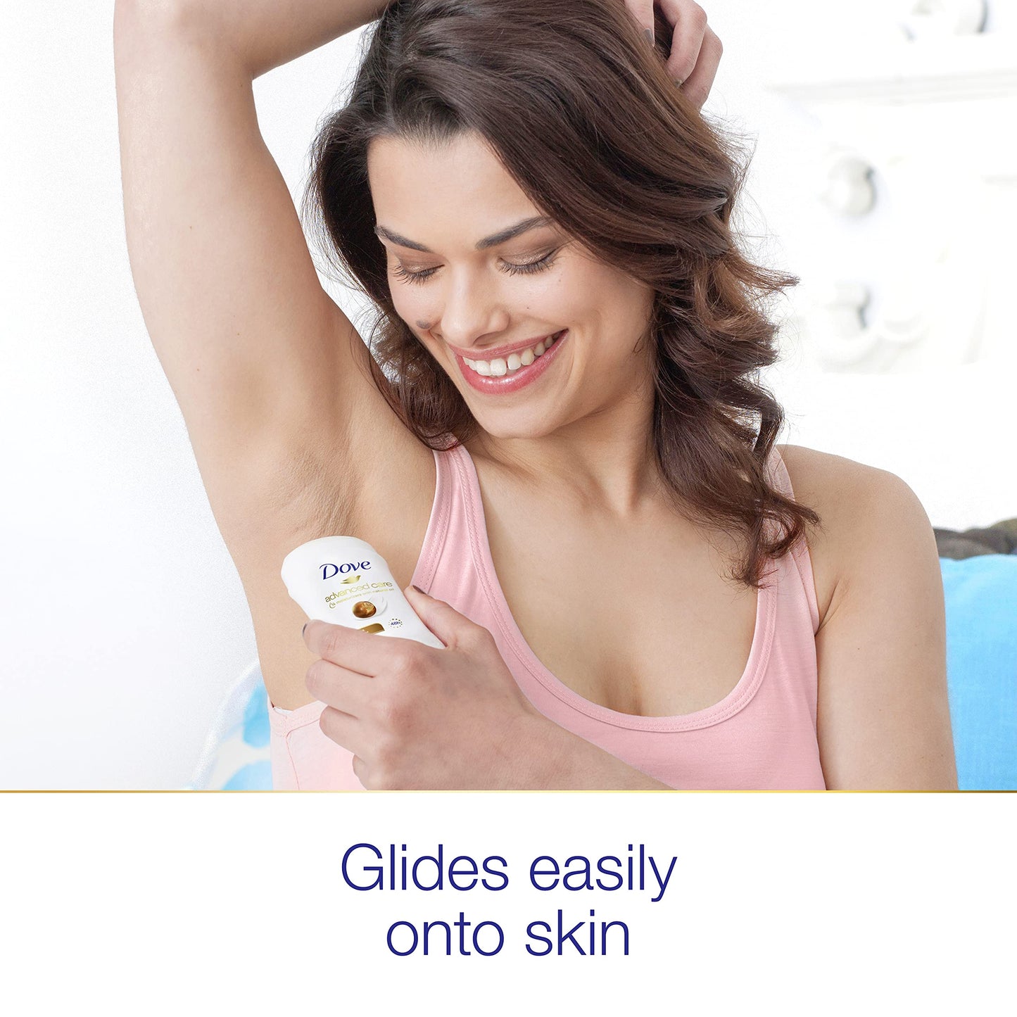 Dove Advanced Care Antiperspirant Deodorant Stick for Women, Shea Butter, for 48 Hour Protection And Soft And Comfortable Underarms, 2.6 oz