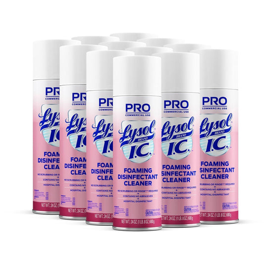 Lysol - 95524 Professional IC Foaming Disinfectant Cleaner Concentrate, 288oz (12X24oz)