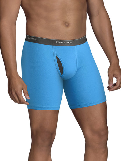 Fruit of the Loom Men's Coolzone Boxer Briefs, Moisture Wicking & Breathable, Multipacks, 144 Pack-Assorted Colors, 3X-Large