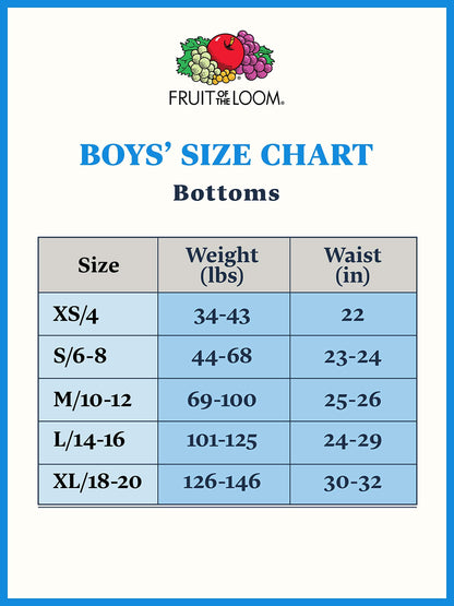 Fruit of the Loom boys (Assorted Colors) Boxer Briefs, Traditional Fly - 5 Pack Solids, Large US