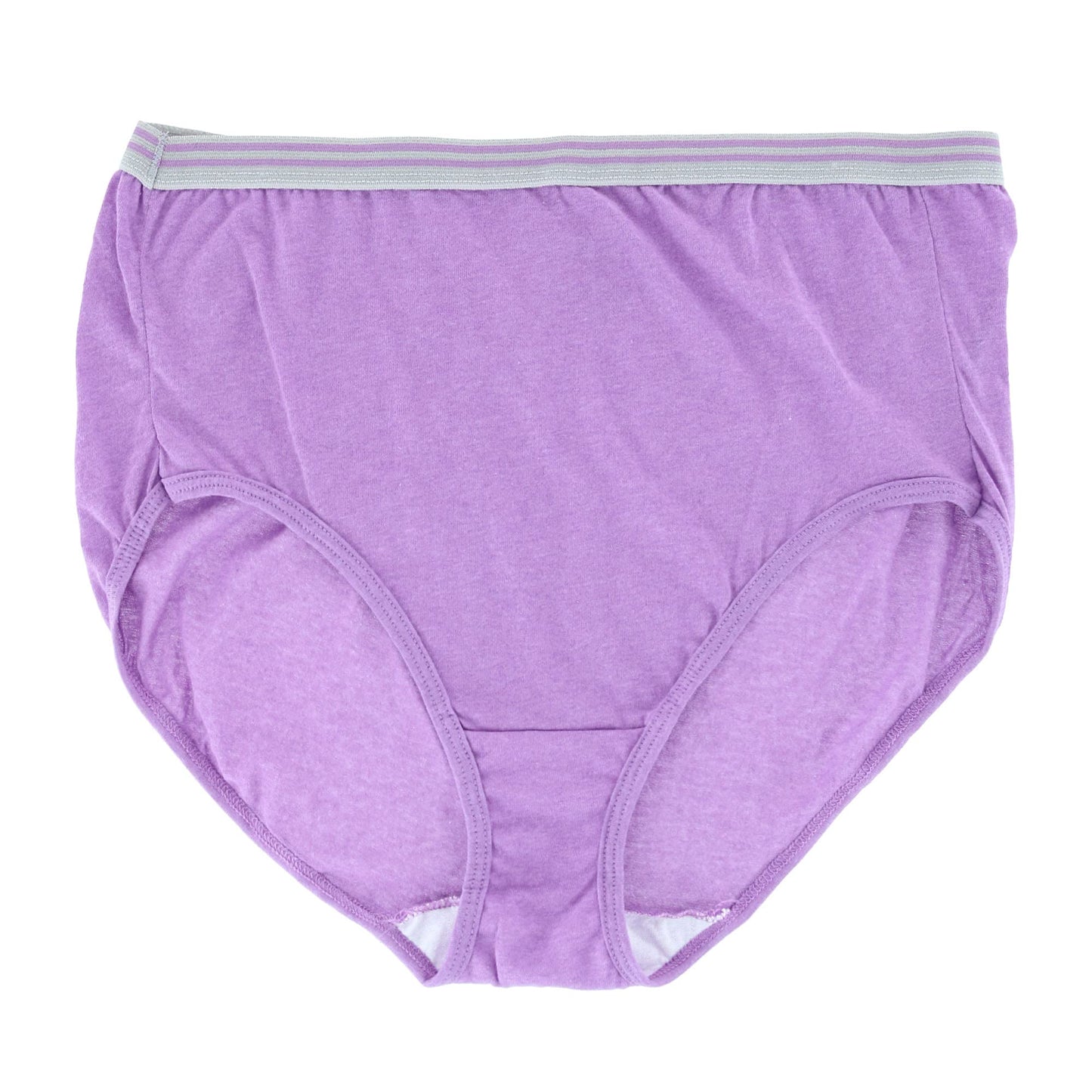 Fruit of the Loom Fit for Me Womens Plus Heather Assorted Brief Underwear, 6 Pack, 10, ASSORTED