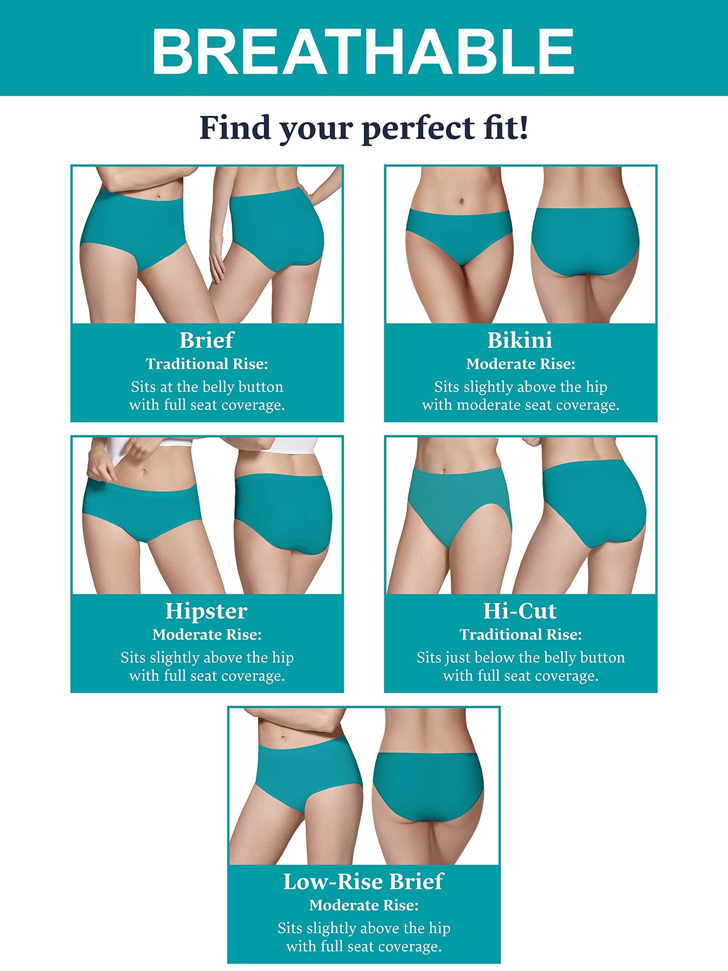 Fruit of the Loom Women's Underwear Breathable Panties (Regular & Plus, Plus Size Hipster-Micro Mesh-6 Pack, 13