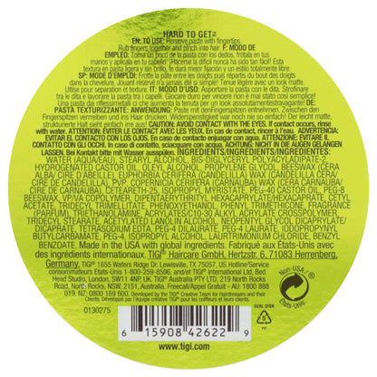 TIGI Bed Head Hard To Get Paste 1.5 oz