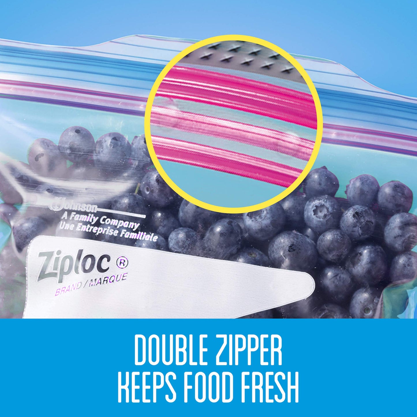 Ziploc Freezer Bags with New Grip 'n Seal Technology, Quart, 38 Count, Pack of 3 (114 Total Bags)