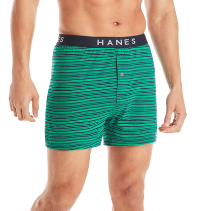 Hanes Classics Men's TAGLESS® ComfortSoft® Knit Boxers with Comfort Flex® Waistband 5-Pack