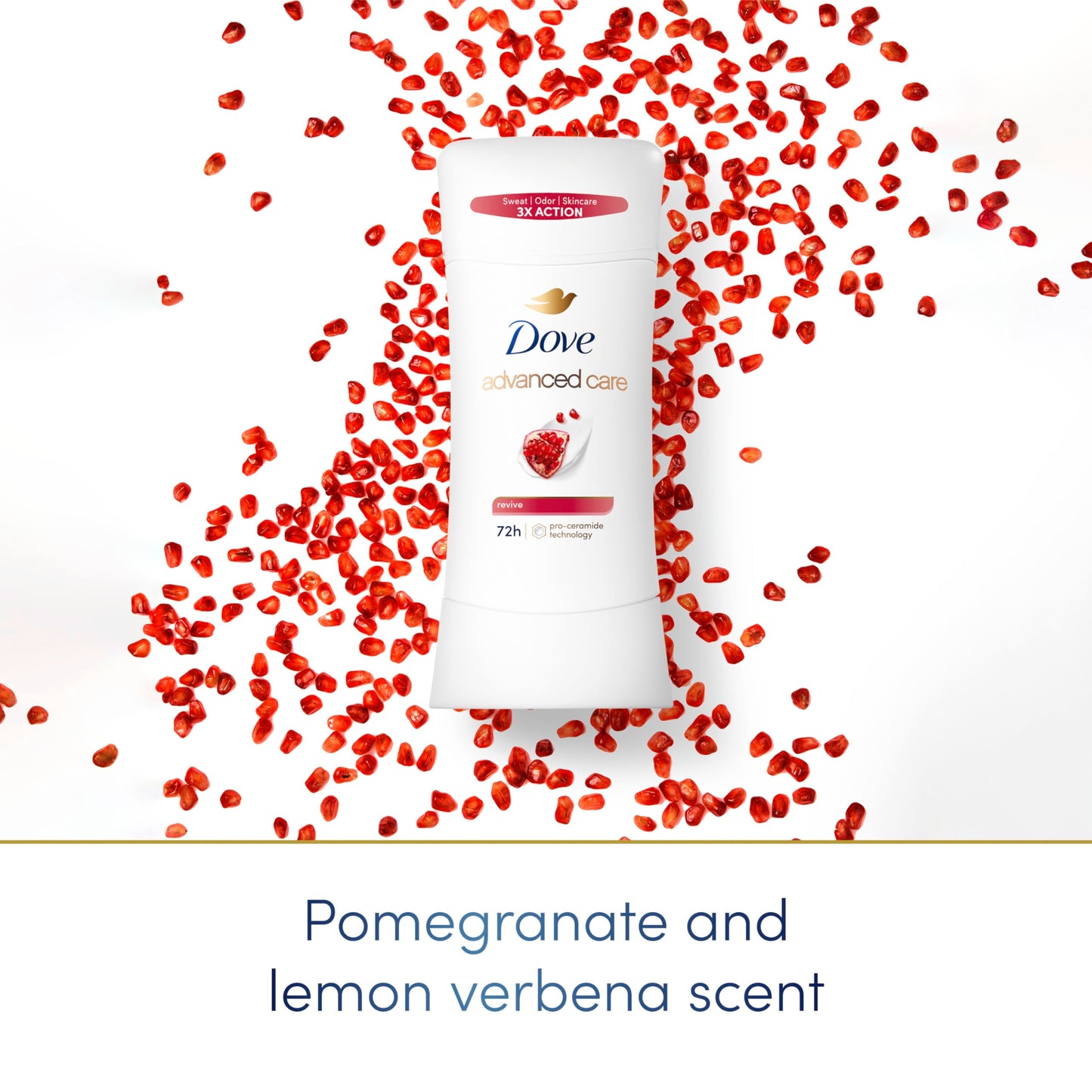 Dove Advanced Care Antiperspirant Deodorant Stick for Women Revive for 48 Hour Protection And Soft And Comfortable Underarms 2.6 oz, 2 Count