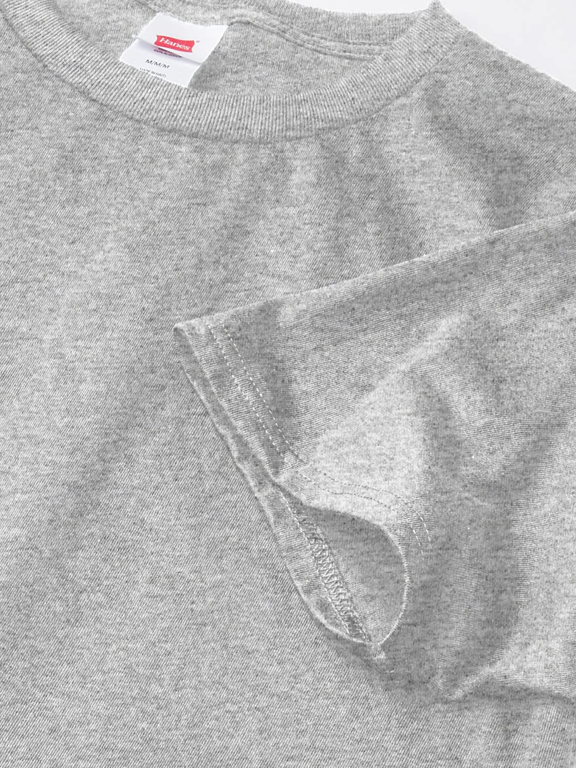 Hanes Men's ComfortSoft T-Shirt (Pack of 4) (Light Steel, XXXX-Large)