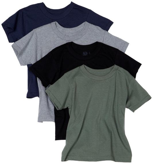 Fruit Of The Loom Big Boys' Cotton Crew Neck Tee, Assorted Colors, Large