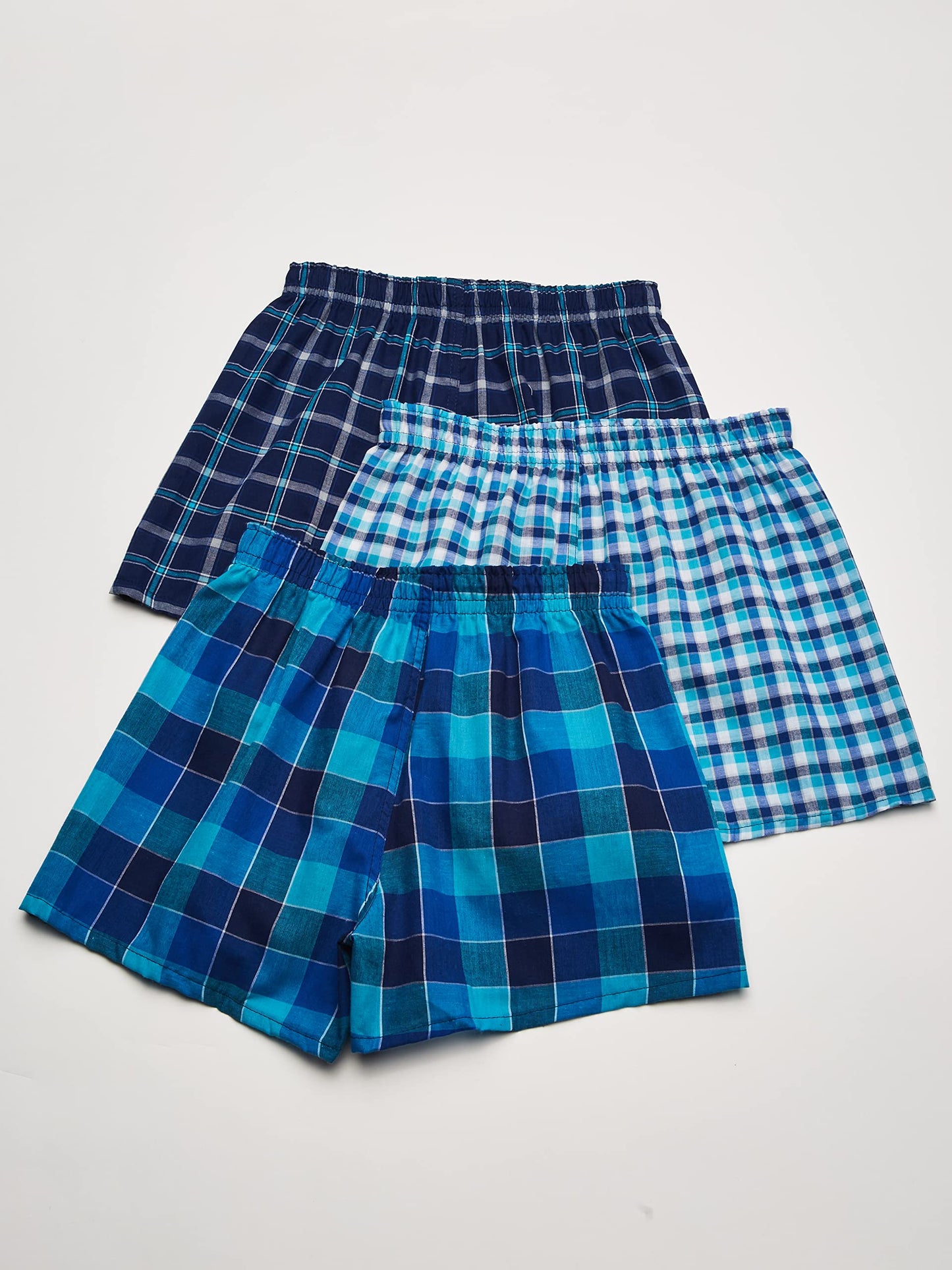 Hanes Big Boys Ultimate Tartan Boxer, Assorted, XL