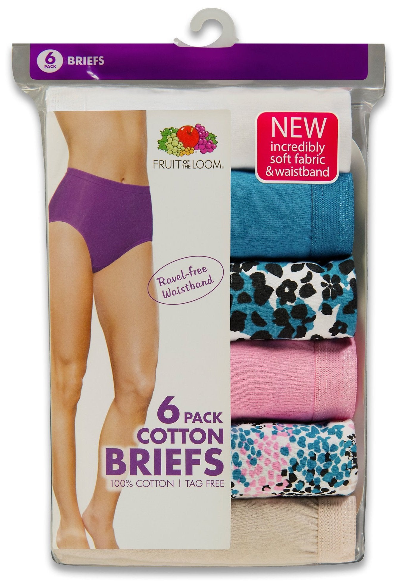 Fruit of the Loom 6-Pack Women's Beyondsoft Brief