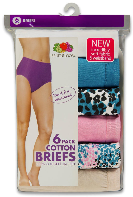 Fruit of the Loom 6-Pack Women's Beyondsoft Brief