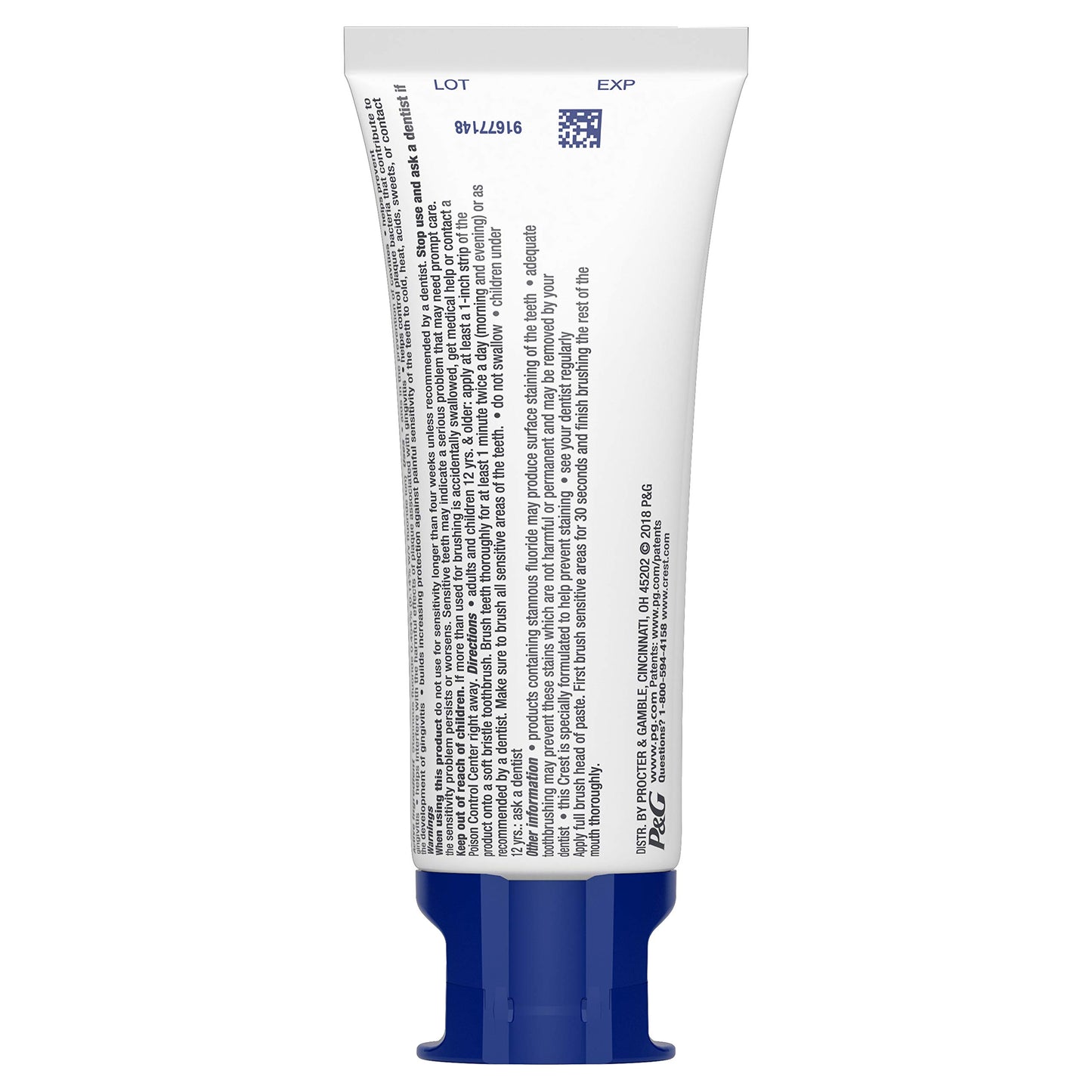 Crest Pro-Health Gum and Sensitivity, Sensitive Toothpaste, Gentle Whitening, 4.1 oz