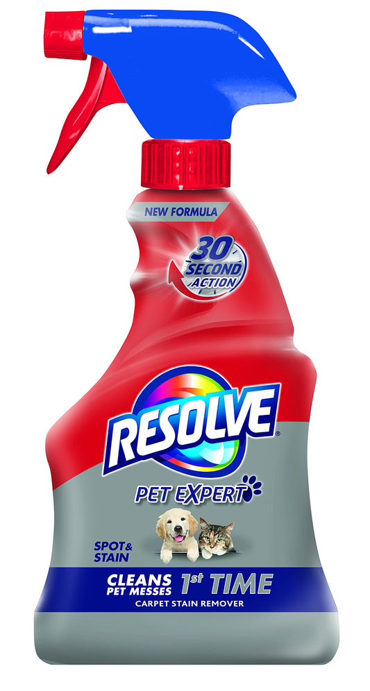 Resolve Pet Carpet Spot & Stain Remover, Carpet Cleaner 16 oz (Pack of 2)