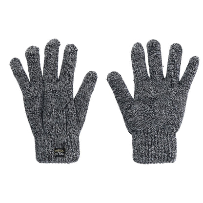 Polar Extreme Men's Insulated Knit Thermal Gloves, Grey