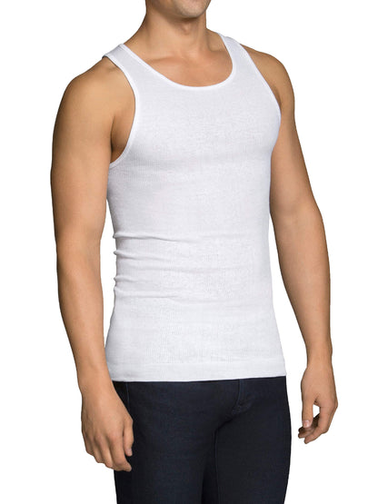 Fruit of the Loom Men's A-Shirt 3 Pack, White, XX-Large(Pack of 3)