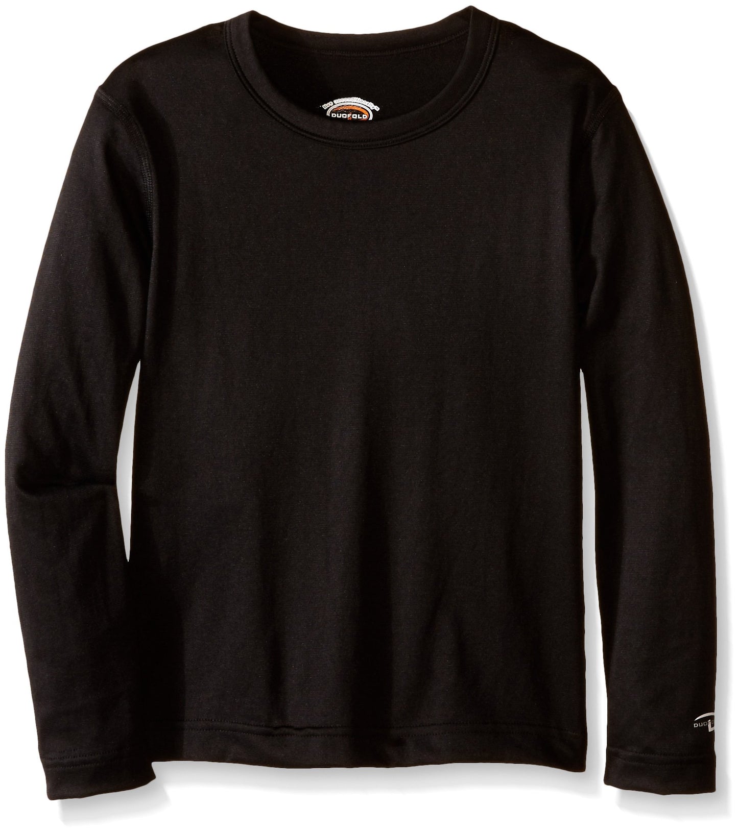 Duofold Boys Mid Weight Varitherm Thermal Shirt Shirt, Black, Large
