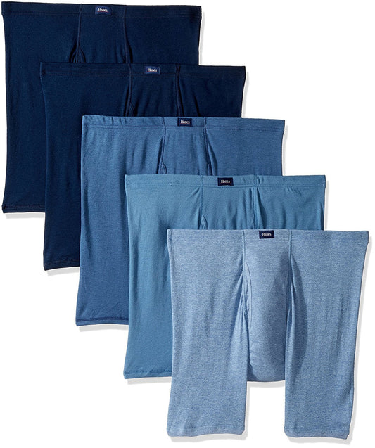 Hanes Men's 5-Pack Comfort Soft Waistband Boxer Brief 5 Pack (Assorted Color, XXXXX-Large)