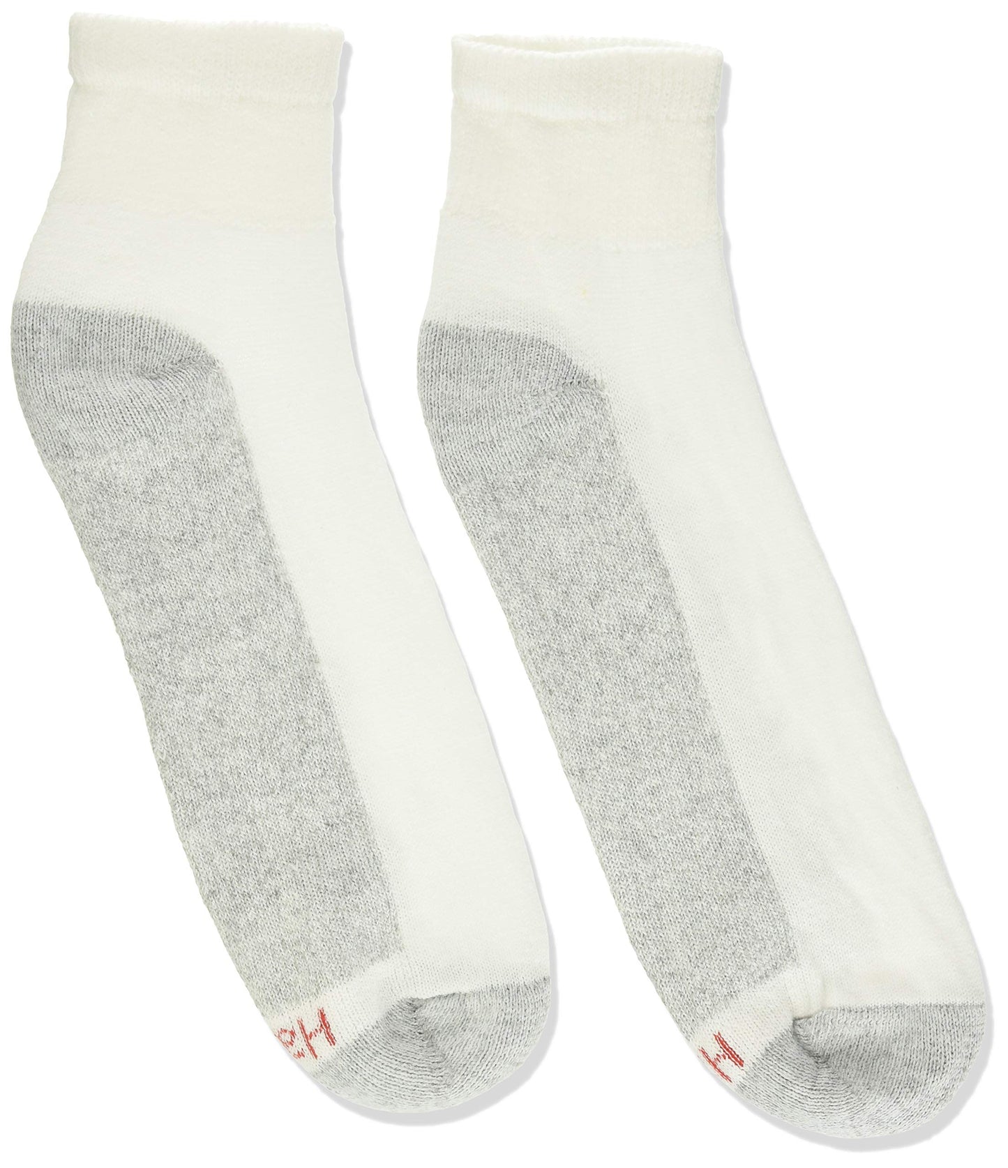 Hanes Men's 6-Pack Cushion Crew Socks (12-14 / Shoe: 13-15), 3 PK 18 Pairs