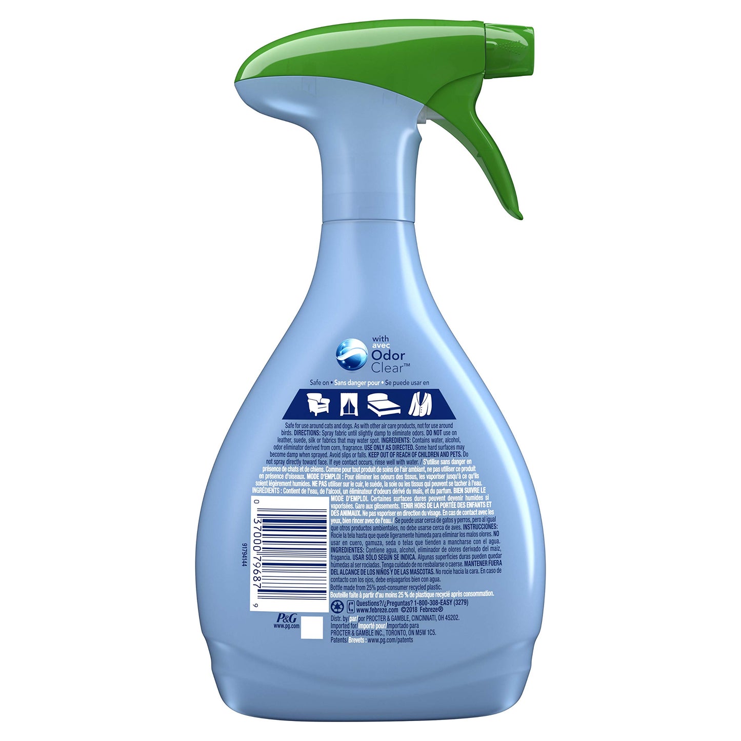 Febreze Fabric Refresher - Pet Odor Eliminator 16.9 Ounce Pack of 3