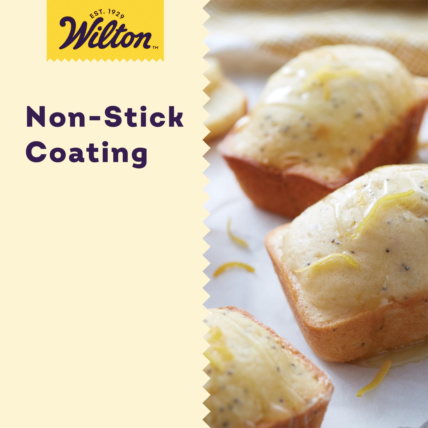 Wilton Recipe Right Non-Stick Mini Loaf Pan Set, Small Loaf Pans for Baking, 3-Piece Cookware Set, 5.75 x 3 in., Steel