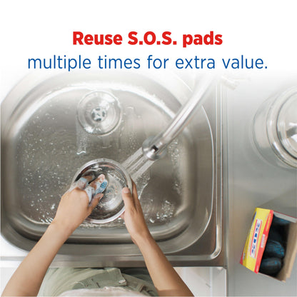 S.O.S Steel Wool Soap Pads, 18 ct