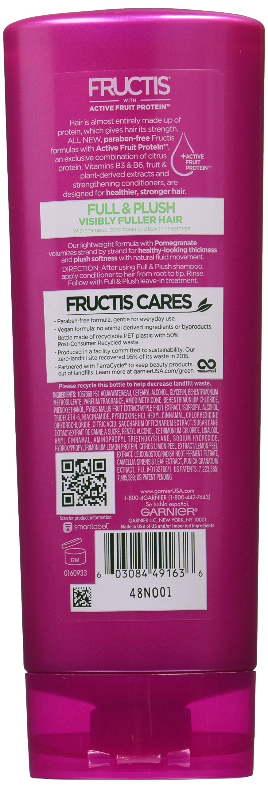 Garnier Fructis Color Shield Fortifying Conditioner 12 Fl Oz (Pack of 2)