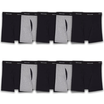 Fruit of the Loom Boys Boxer Briefs 7+3 bonus Pack Multicolor