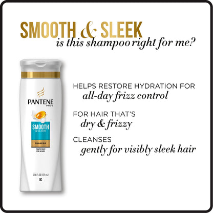 Pantene Pro-V Smooth & Sleek Shampoo, 20.1 fl oz
