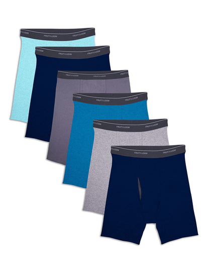 Fruit of the Loom Men's Coolzone Boxer Briefs, Moisture Wicking & Breathable, Multipacks, 144 Pack-Assorted Colors, 3X-Large