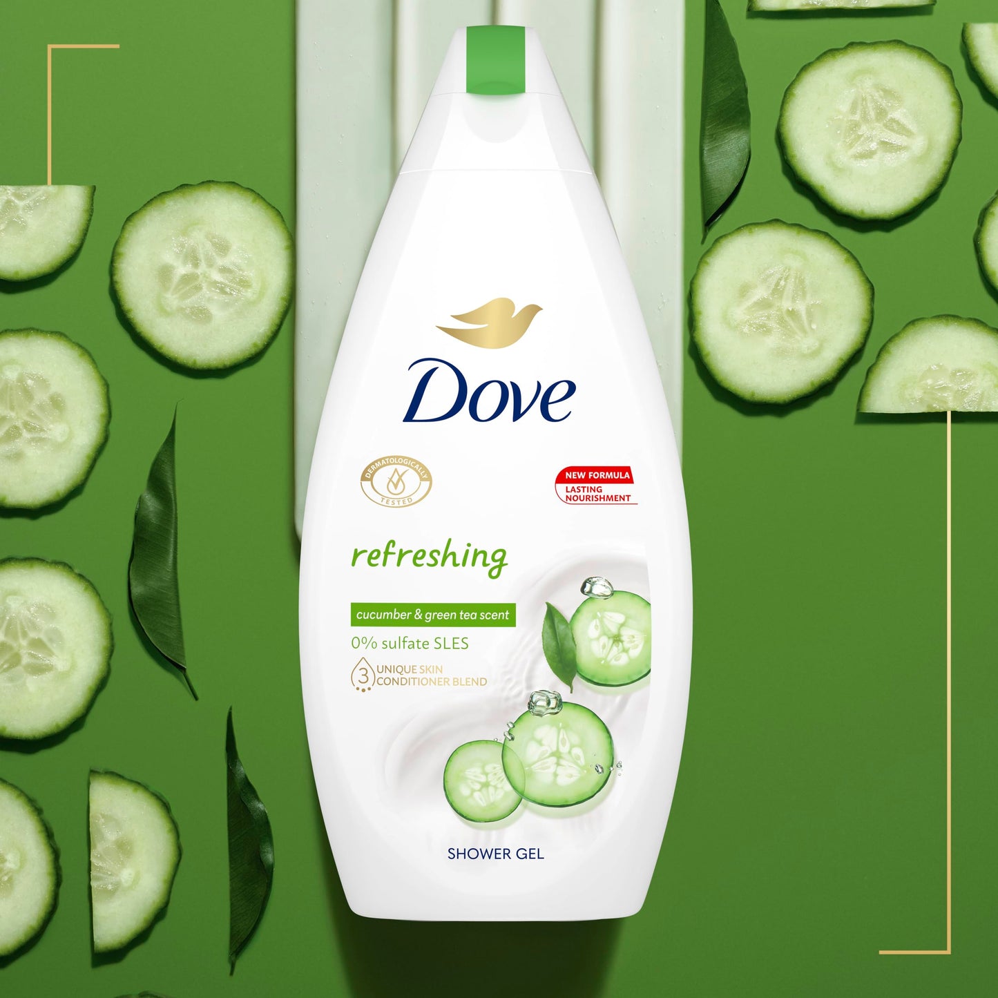Dove Fresh Touch Shower Gel 16.9oz (500ml)