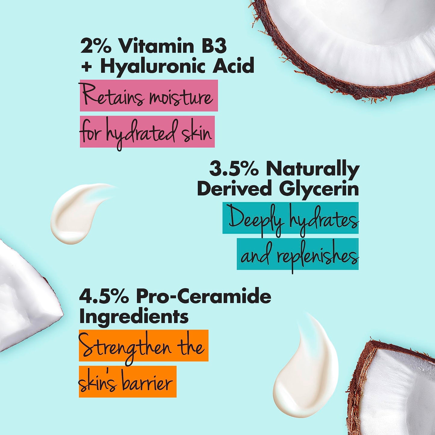 Love Beauty And Planet Lotion - Moisturizing Coconut Lotion with Hyaluronic Acid, Natural Body Lotion for Women, Dry Skin Lotion Scented with Mimosa Flower Extract, 16 Fl Oz (Pack of 2)