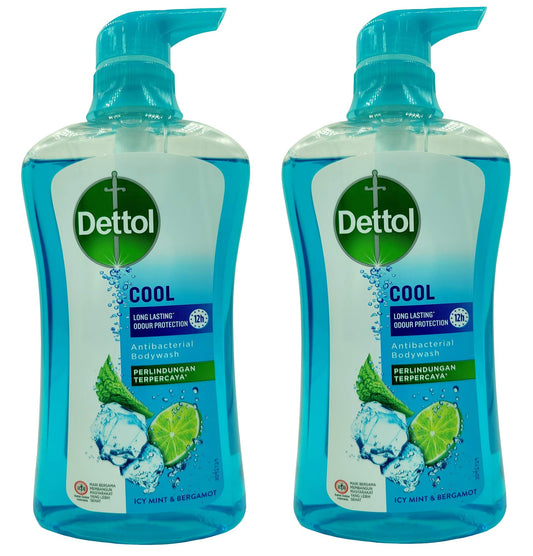 Dettol Anti Bacterial pH-Balanced Body Wash, Original, 21.1 Oz/625 Ml (Pack of 2)