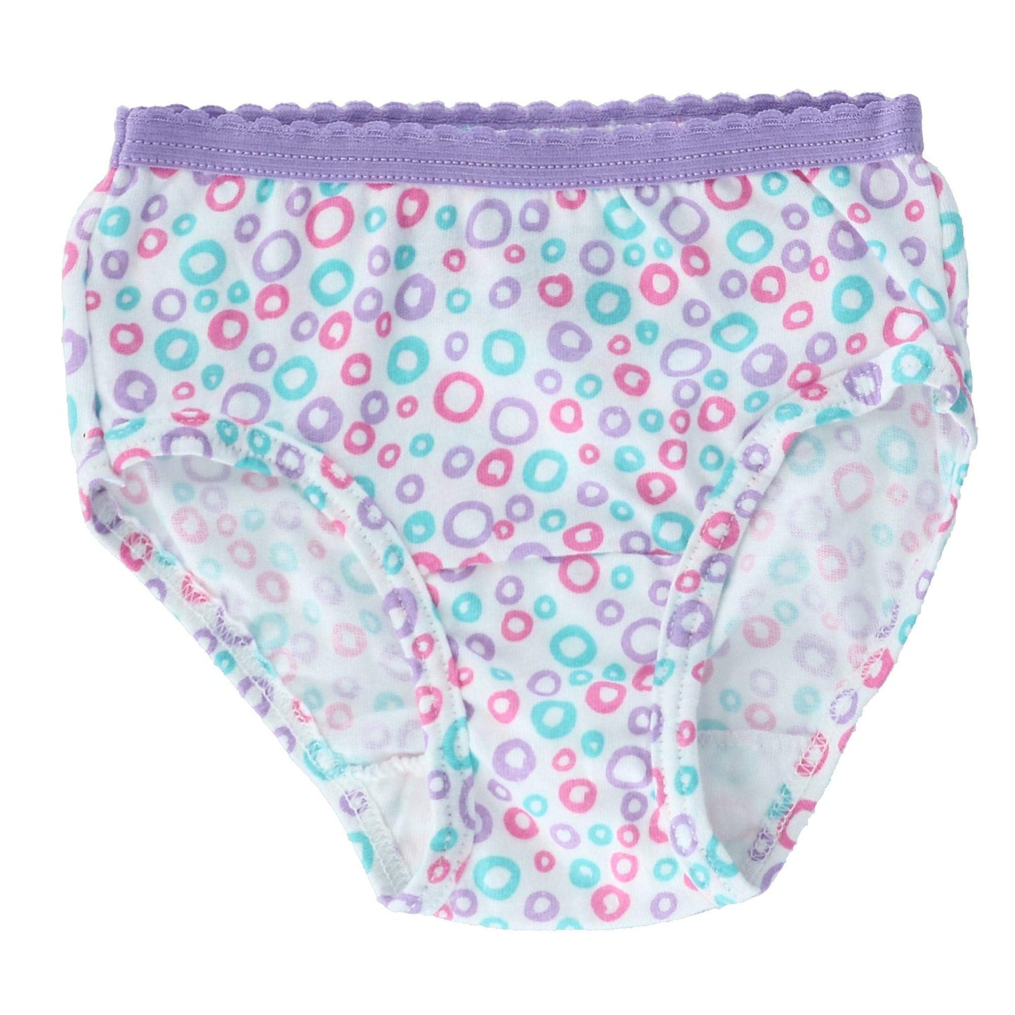 Fruit of the Loom Toddler Girls 10 Pack Assorted Cotton Brief Underwear, 2T/3T