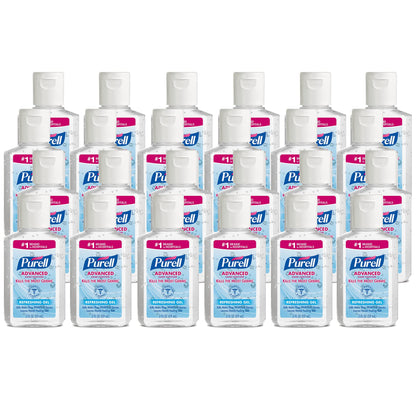 Purell Advanced Hand Sanitizer Refreshing Gel 2 oz (Pack of 6)