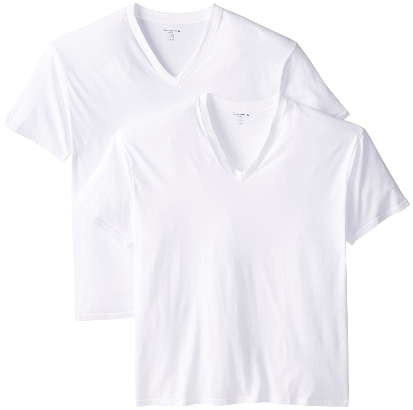 Munsingwear Cotton V-Neck T-Shirts - 3 Pack (MW52) XL/White
