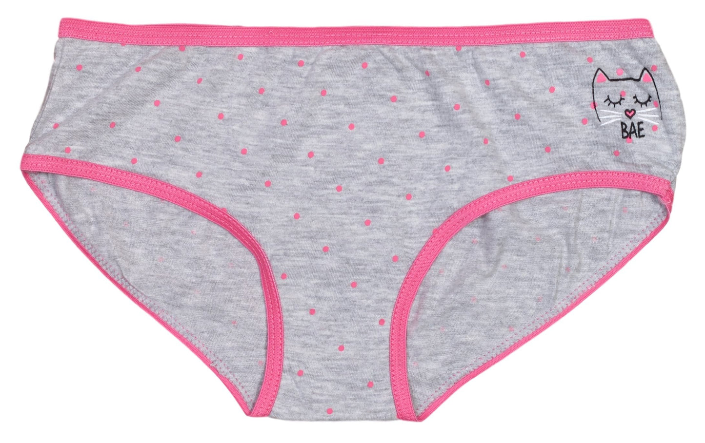 Only Girls Hipster Underwear 10 Pack, Cat, 4'