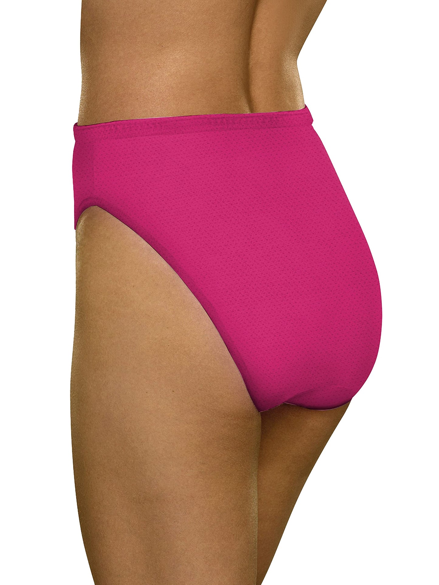 Fruit of the Loom Women's Premium Underwear (Ultra Soft, Breathable-Hi Cut-Fashion Assorted, 10