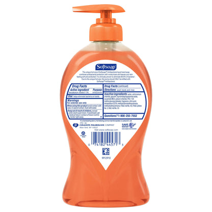 Softsoap Liquid Hand Soap Pump, Antibacterial Crisp Clean, 11.25 Ounce Each (Value Pack of 9)