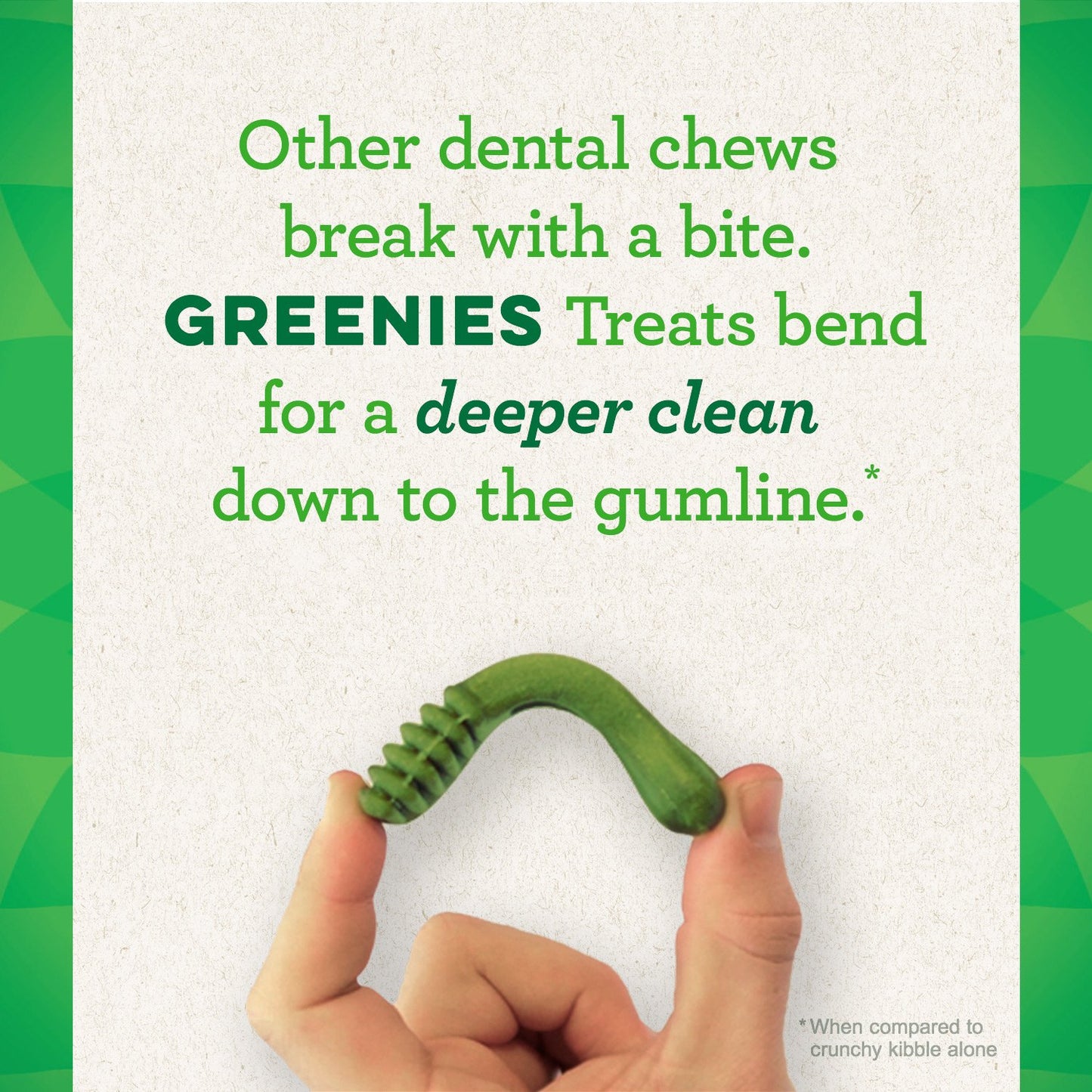 Greenies Grain Free Regular Natural Dental Care Dog Treats, 27 oz. Pack (27 Treats)