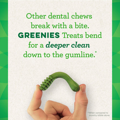 Greenies Grain Free Regular Natural Dental Care Dog Treats, 27 oz. Pack (27 Treats)